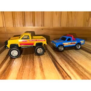 Vintage 1982 & 1987 Remco Mini Trucks Set Of 2